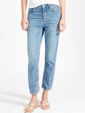Everlane Super-Soft Relaxed Jean Organic Cotton Size 27 Regular Medium Wash